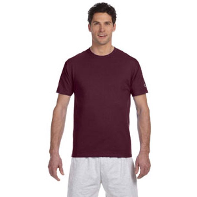 Champion T-Shirt de Base pour Homme, 3TG, Bordeaux