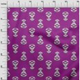 thumbnail image 3 of oneOone Rayon Purple Fabric Block Fabric For Sewing Printed Craft Fabric By The Yard 56 Inch Wide-OG, 3 of 5