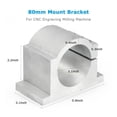 thumbnail image 3 of 1.5kw/2.2kw Water Cooled Spindle CNC Spindle Motor+2.2KW VFD+ 80mm Clamp + Water Pump +13pcs ER20 Collet For CNC Router ,Widely Used, 3 of 5