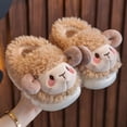 thumbnail image 2 of Fall/Winter Savings! SROBPTY Girl's Slippers, Winter Children Add Non Keep Warm Homepers, 2 of 5