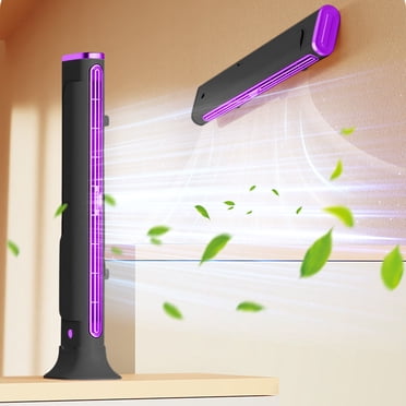 Leutsin Desktop Bladeless Fan Bladeless Tower Fan,Portable Swamp Cooler Standing Floor Fan for Bedroom Office Indoor Room,Bladeless Tower Fan for Bedroom,Bladeless Table Fan,Tower Fan Quiet Cooling
