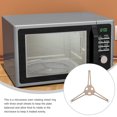 thumbnail image 3 of CHUANK 2 Pcs Microwave Accessories Turntable Plastic Ring Microwave Bracket Microwave Holder Glass Plate Tray Wheel Ring, 3 of 6