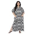 thumbnail image 1 of Oussum Robe Caftans pour Femme Grande Taille Imprimée Longue Maxi à Boutons Robes Caftan, 1 of 7