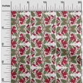 thumbnail image 1 of oneOone Silk Tabby Fabric Leaves & Floral Block Print Fabric By Yard 42 Inch Wide, 1 of 4