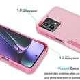 thumbnail image 2 of [PST] Motorola Moto g Stylus 5G 2024 Étui Rigide, Double Couches Robuste Armure en Caoutchouc Pare-Chocs Étui Rigide, 2 of 3