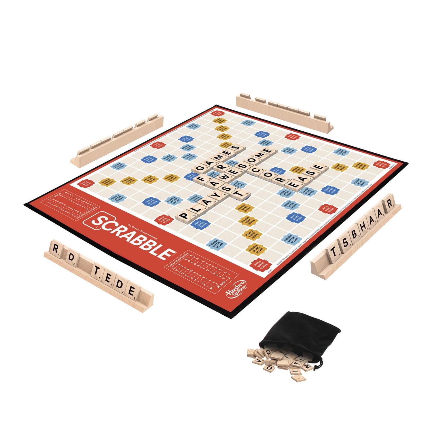 Hasbro Scrabble Board Game, The Classic Crossword Game (English)