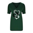 thumbnail image 4 of Pompotops T-shirt à Manches Courtes à Manches Courtes et à Manches Courtes pour Femmes, 4 of 8