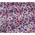 thumbnail image 4 of oneOone Cotton Jersey Amethyst Fabric Florals Fabric For Sewing Printed Craft Fabric By The Yard 58 Inch Wide, 4 of 4