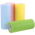 thumbnail image 4 of 4 Rolls of Wedding Dress Tulle Multi-function Tulle Ribbons Tulle Fabrics Gift Tulle Rolls, 4 of 9
