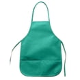 thumbnail image 1 of Children's Fabric Aprons with Pockets Kitchen Classroom Arts Crafts Painting Green, 1 of 8