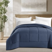 Swift Home High-Filled Down Alternative Comforter, Ultra Soft All Season Hypoallergenic Bedding, Twin, Indigo