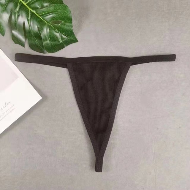 XZNGL Women Sexy Transparent Underwear Sling Solid Color Shortened Underwear Set