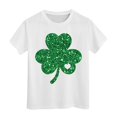 thumbnail image 1 of WEAIXIMIUNG T-Shirts pour Adolescentes 12-14 Ans Tendance Manches Courtes Été Col Rond T-Shirt Coupe Décontractée Basique 8-9 Ans, 1 of 4