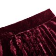 thumbnail image 3 of B91xZ Jupes Maxi pour Femmes Grande Taille Basique Polyvalente Extensible Taille Élastique Évasée Jupe Patineuse Décontractée, Rouge m, 3 of 4