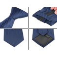 thumbnail image 3 of EIGTHTAIL Cravate pour Hommes Fermeture Éclair Cravate Réglable pour Décontracté Formel Bleu Marine -5, 3 of 4