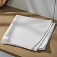 thumbnail image 1 of Drap Plat Simple en Percale 100 % Coton, Frais et Net, Blanc Intégral par Color Sense, 1 of 13