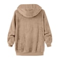 thumbnail image 5 of TIMIFIS Men's Heavyweight Fuzzy Sweatshirt Jacket Zip Up Coat Fashion Fleece Warm Jacket, 5 of 5