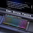 thumbnail image 3 of Redragon S156 Clavier et Souris de Jeu Sans Fil avec Triple Mode, Clavier à Sensation Mécanique et jusqu'à 10000 DPI 61G Souris de Jeu Ultralégère, Rétroéclairage RVB, 3 of 9