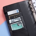 thumbnail image 4 of MesaSe PU Leather Notebook Binder  Refillable 6 Ring Binder For A6 Filler Paper  Loose Leaf Personal Planner Binder Cover With Cash Envelopes, 4 of 7