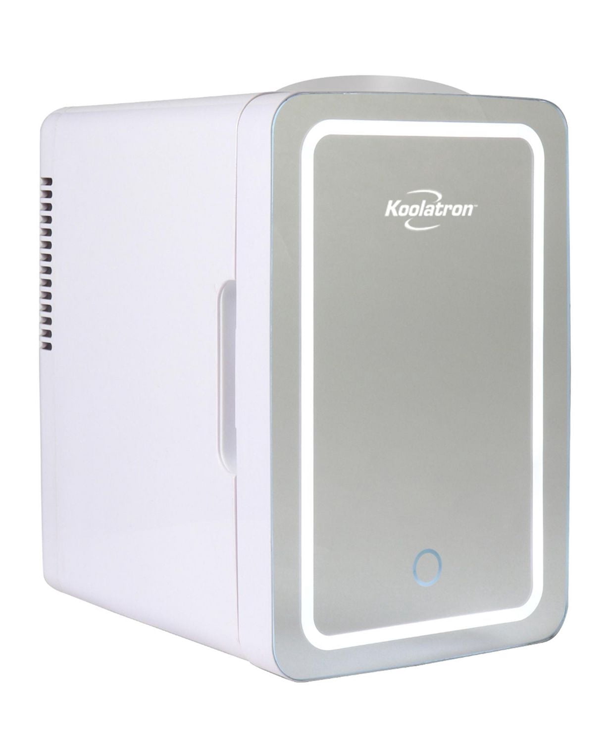 Koolatron Mirrored LED Cooler/Fridge, 6L (6.3 Quarts) for Cosmetics, Beverages, Food, or Medicines