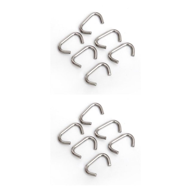 bedienty 6 Pcs Clip de Montage Latéral pour Plongée Pince de Bande en Nylon Professionnelle Robuste Clips de Fixation en Acier Inoxydable Support d'Outils de Plongée 3mm 2Ensemble
