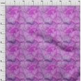 thumbnail image 4 of oneOone Tissu Flex Coton Violet Texture Feuille Matériel de Robe Tissu Imprimé Tissu au Mètre 40 Pouces de Large, 4 of 4