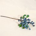 thumbnail image 3 of pitrice Artificial Berry Plant Home Decoration Table Centerpiece Wedding Party artificial Berry Ornament, Blue, 3 of 7