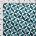 thumbnail image 2 of oneOone Cotton Silk Fabric Triangle|Parallelogram & Square Geometric Printed Fabric 1 Yard 42 Inch Wide, 2 of 4