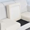 Dvkptbk Cushion Sofa Seat Cover Tightly Wrapped Protection Fiber Living Room for Home Room Decorations