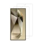 SELOZKE 2Pack Clear Screen Protector Compatible with Samsung Galaxy S25 Ultra 5G 2025 Tempered Glass 9H Hardness, Anti Scratch, Bubble Free, Easy to Install HD Protective Film