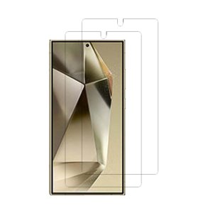 SELOZKE 2Pack Protecteur d'écran clair compatible avec Samsung Galaxy S25 Ultra 5G 2025 Verre trempé 9H Dureté, Anti-rayure, Sans bulles, Facile à installer HD Film de protection