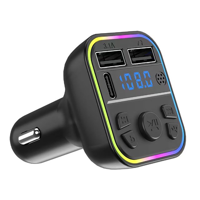 CUITING Voiture Émetteur FM Sans Fil Bluetooth