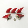 thumbnail image 4 of GUOOL 5 Pcs Clous de Forme Rivets pour Chapeau Sac Artisanat en Cuir Décoration Rouge, 4 of 6