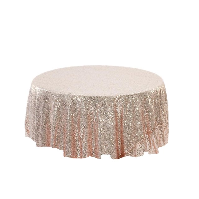 Birdeem Table Cloth Round Tablecloth Tablecloth Table Cloth Round Cover Table Cloths Round Table Cover Tablecloth Round Sequin Tablecloth Wedding Party Cake Dessert Event Christmas Decoration