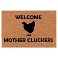 thumbnail image 2 of Hbdhejl Tapis de Porte Drôle de Poulet de Noël Antidérapant Tapis de Porte Sale pour Entrée Porte d'Entrée Extérieure Tapis de Porche avec Antidérapant Polyester Tapis de Sol de Noël Drôle, 2 of 6