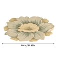 thumbnail image 3 of Tapis de Porte Intérieur Tapis de Porte Tapis de Porte Extérieur Entrée Tapis de Sol en Forme Spéciale 3D Fleur Tapis de Porte Intérieur Tapis Diamètre 80 cm Décorations de Chambre pour Femmes pour Chambre Racheter Commandes 32x32 Po, 3 of 6