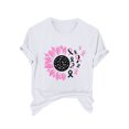 thumbnail image 2 of Blouses pour Femmes, Mode pour Femmes Blouse à Manches Courtes Imprimée, T-Shirt à Col Rond Amusant, 2 of 4