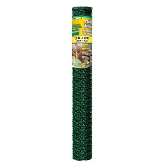 Midwest Air 308456B 36 Po x 50 Pi Filet à Volaille Trempé en PVC Vert