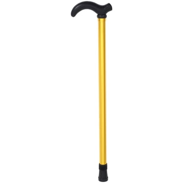 Shisuyan Adult Crutches Aluminium Alloy Walking Stick Gold 1Pack