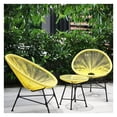 thumbnail image 2 of ACAPULCO CHAIR Wire Chair-JAUNE ENSEMBLE DE 2, 2 of 3