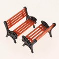 thumbnail image 1 of Baohd Train Railroad Diorama Park Bench for DIY Sand Table Model 1:75 white D, 1 of 9