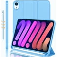 thumbnail image 1 of [PST] iPad Mini 6 6th Gen. / Mini 7 7th Gen. Smart Case Cover, Slim Magnetic Smart Cover Stand Case & Pencil Holder, 1 of 3