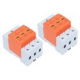 thumbnail image 3 of Surge Protector, RMU1-C60 AC 420V PC Shell 2Pcs Detachable 3P Arrester Device  For Home Electronics Imax:20kA,Imax:40kA,Imax:60kA, 3 of 8