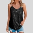 thumbnail image 2 of Mrzvby Summer Tank Top for Womens Women V-Neck Dressy Tank Tops Sparkly Party Concert Outfits, 2 of 9