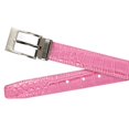thumbnail image 2 of CTM® Leather Croc Print Belt, 2 of 2