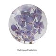 thumbnail image 3 of Baohd Exquisite Flower Crystal Ball Adding Elegance To Space Easily Portable Hydrangea purple 8cm 1Set, 3 of 6