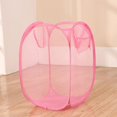 thumbnail image 2 of Mesh Pop Up Laundry Hamper with Durable Handles - Portable Collapsible Clothes Baskets for Dorm  Bathroom & Travel, 2 of 8