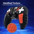 thumbnail image 2 of AARONMEI PS5 Controller Silicone Cover Skin Black Spider Man Theme With Joystick Caps, 2 of 8