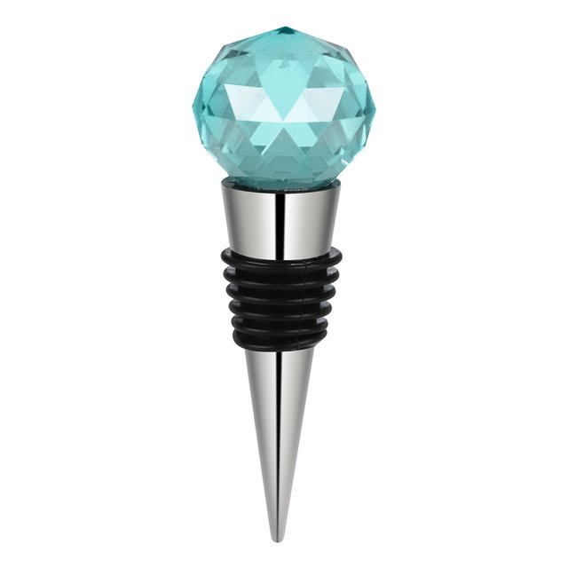 WIFKLSIIPG Diamond Stainless Steel Champagne Stopper Sparkling Bottle Plug Sea