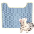 thumbnail image 2 of Kitten Litter Pad Honeycomb Double Layer Litter Trapping Mat Cat Litter Mat, 2 of 10